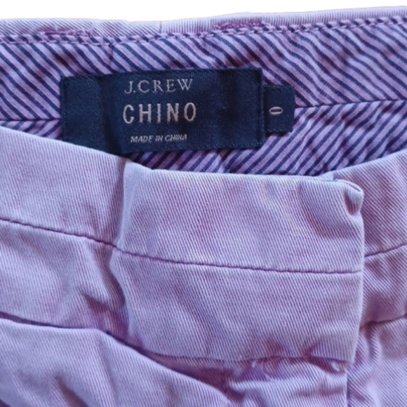J.CREW lavender colored Chino shorts by Size 0. Great Summer  shorts! - Picture 4 of 7